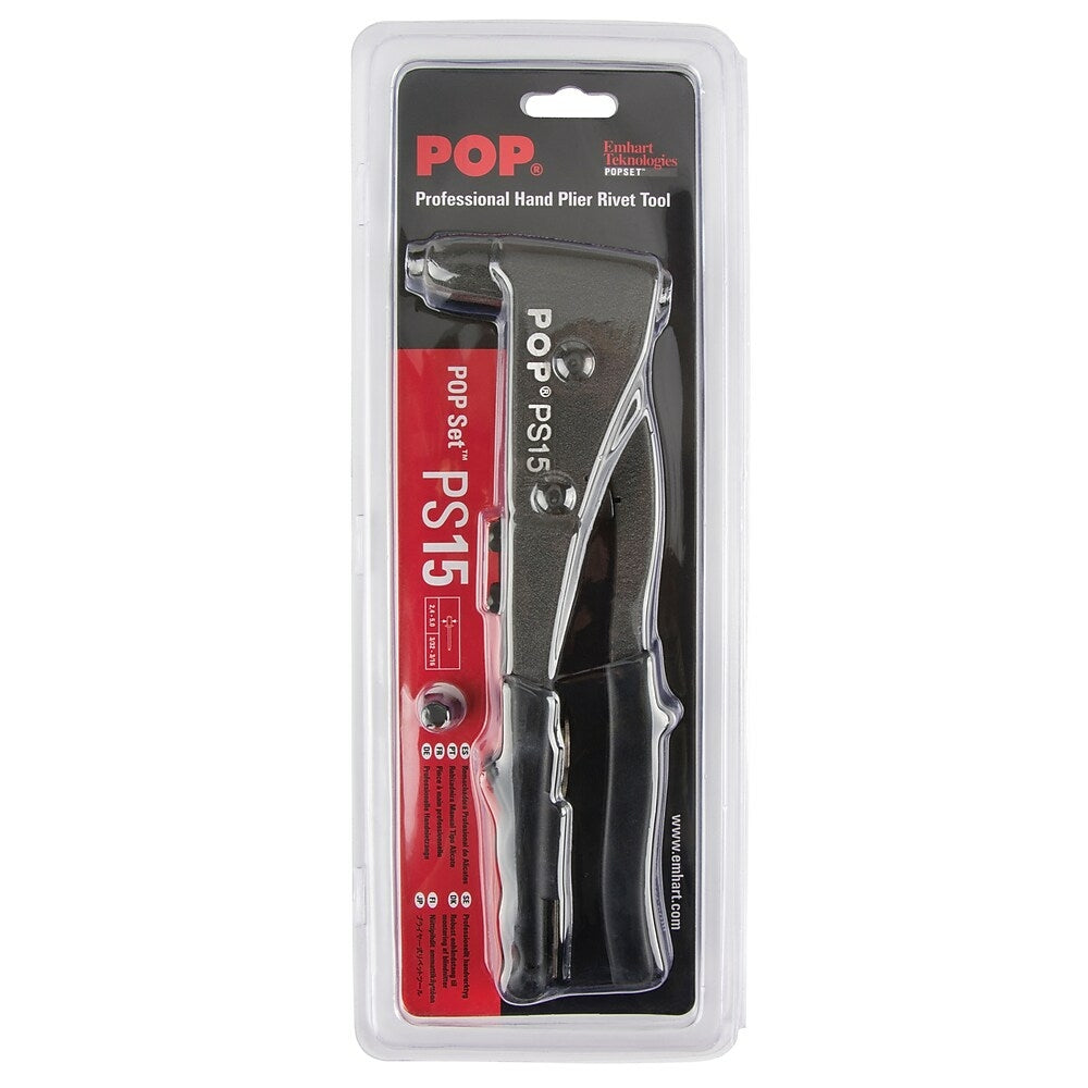 Image of POPSET PS15 PROFESSIONALHAND PLIER RIVET TOOL, Hand Rivet Gun, TLZ130