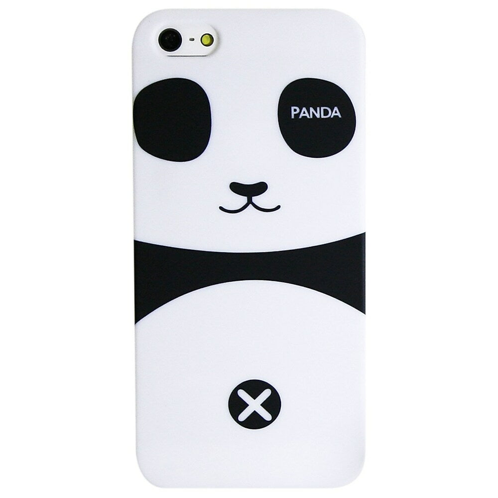 Image of Exian Case for iPhone SE, 5, 5s - Panda, White