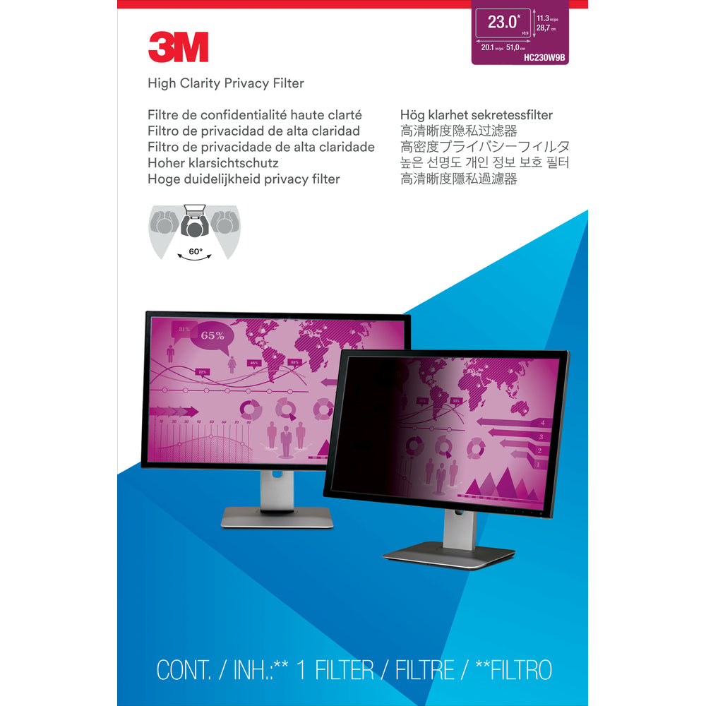 Image of 3M High Clarity Privacy Filter - 23"