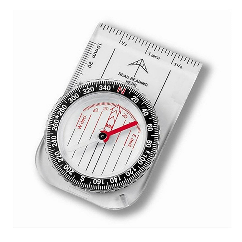 Image of Digiwave Waterproof Plastic Compass, 5" x 3" x 1", Clear