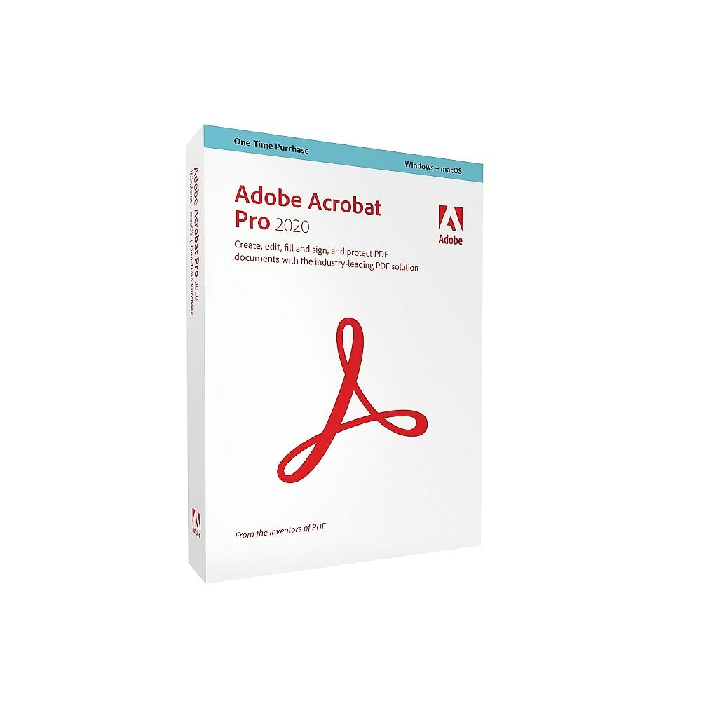Image of Adobe Acrobat Pro 2020 Multiple Platforms, French Canadian, 1 User