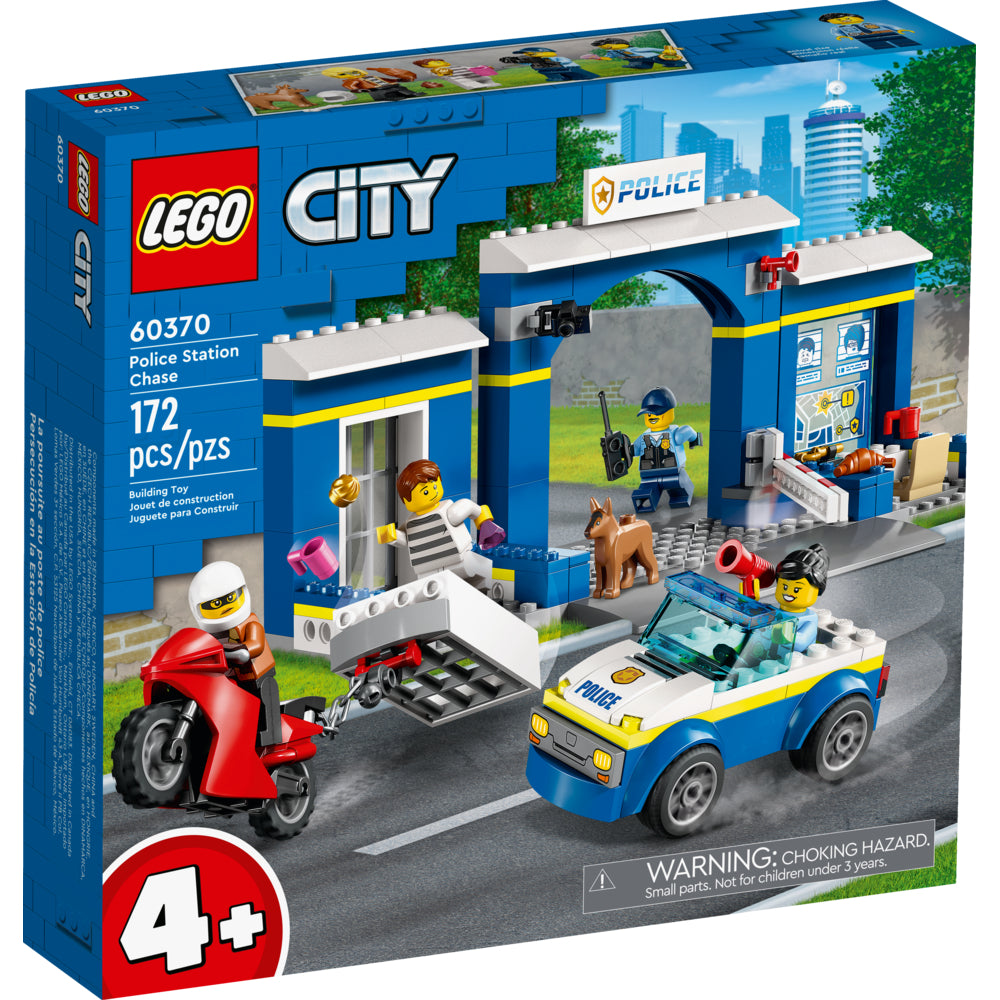 Image of LEGO City Police Station Chase Playset - 172 Pieces