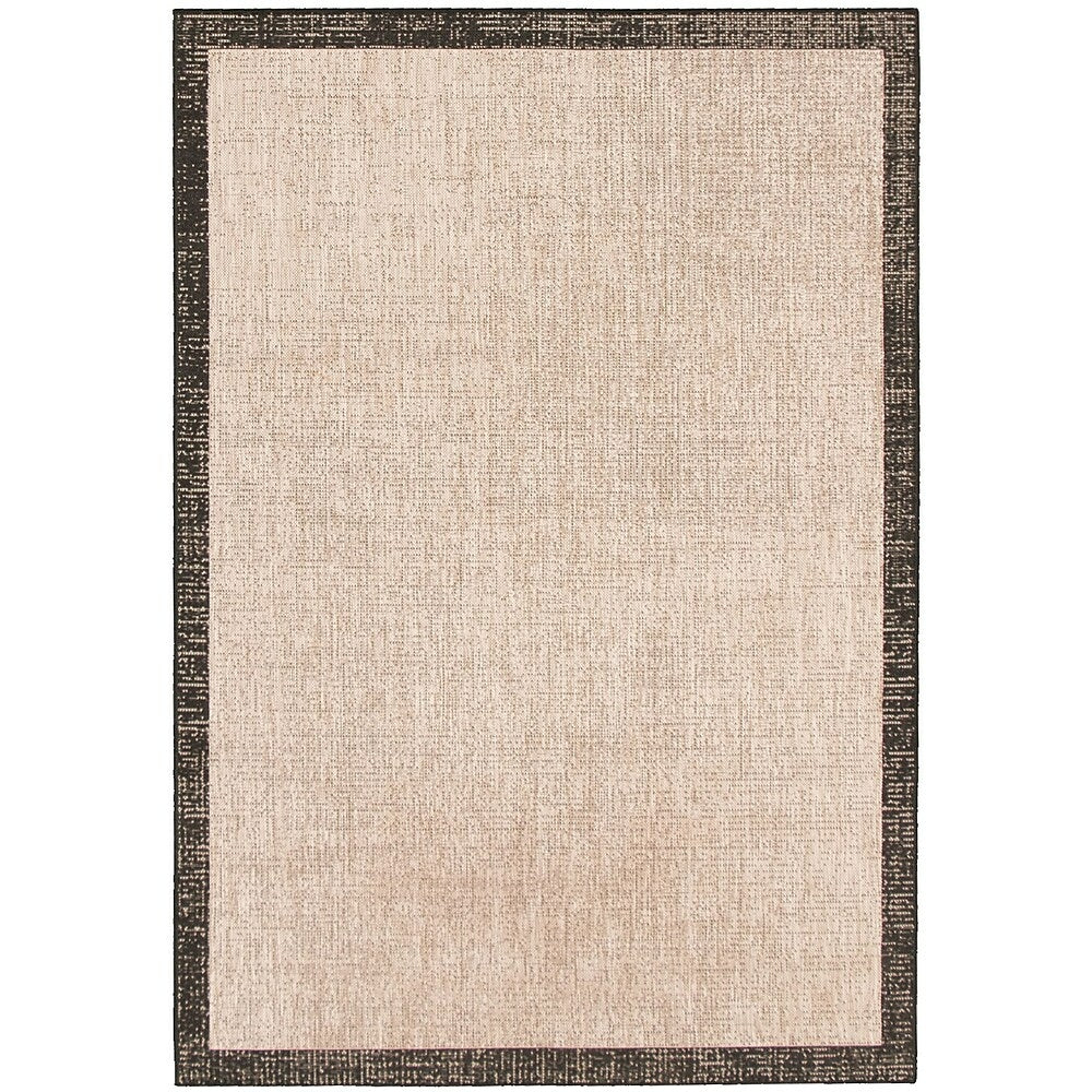 Image of eCarpetGallery Sisal Classic Rug - 5'3" x 7'7" - Silver/Black