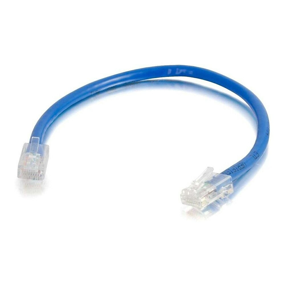 Image of C2G 25462 1' Cat 5e Molded Patch Cable, Blue