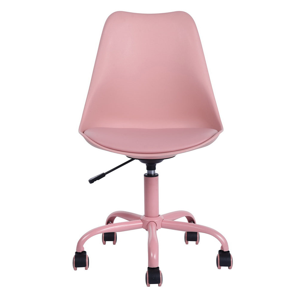 staples pink office chair