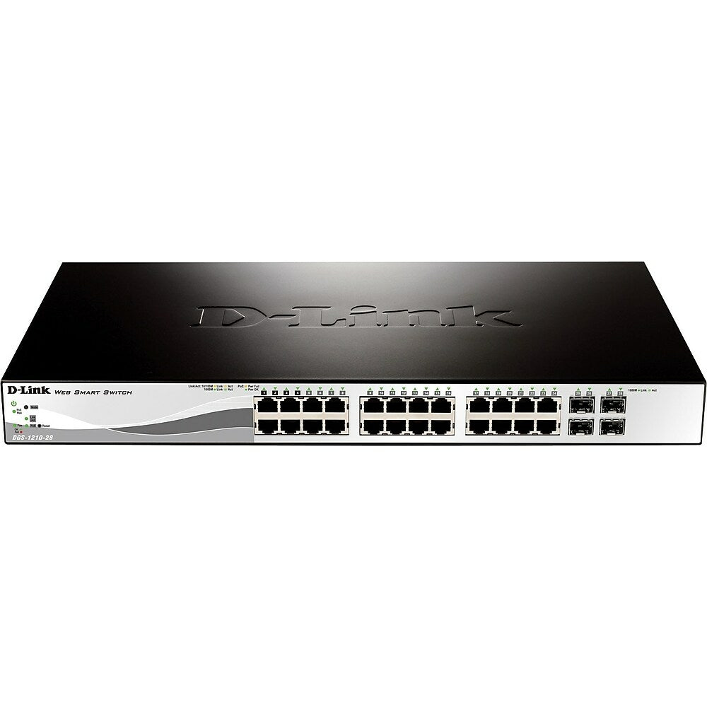 Image of D-Link DGS-1210-28 24-Port Gigabit Smart Switch w/ 4 SFP Ports