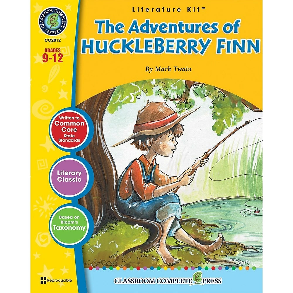 Image of eBook: Literature Kits The Adventures of Huckleberry Finn - Literature Kit - by Classroom Complete Press - Grade 9 - 12