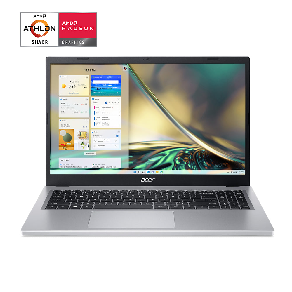 Image of Acer 15.6" FHD Laptop - AMD Athlon Processor - 8GB RAM - 256GB SSD, Grey