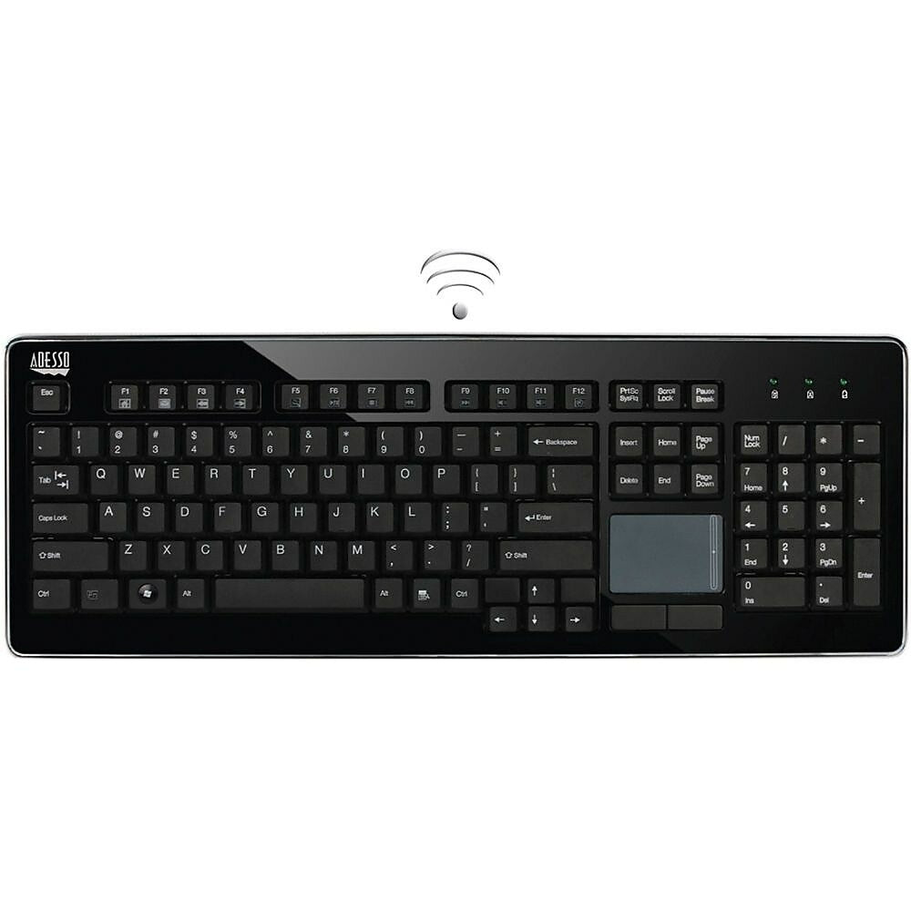 Image of Adesso SlimTouch 4400, Wireless Desktop Touchpad Keyboard