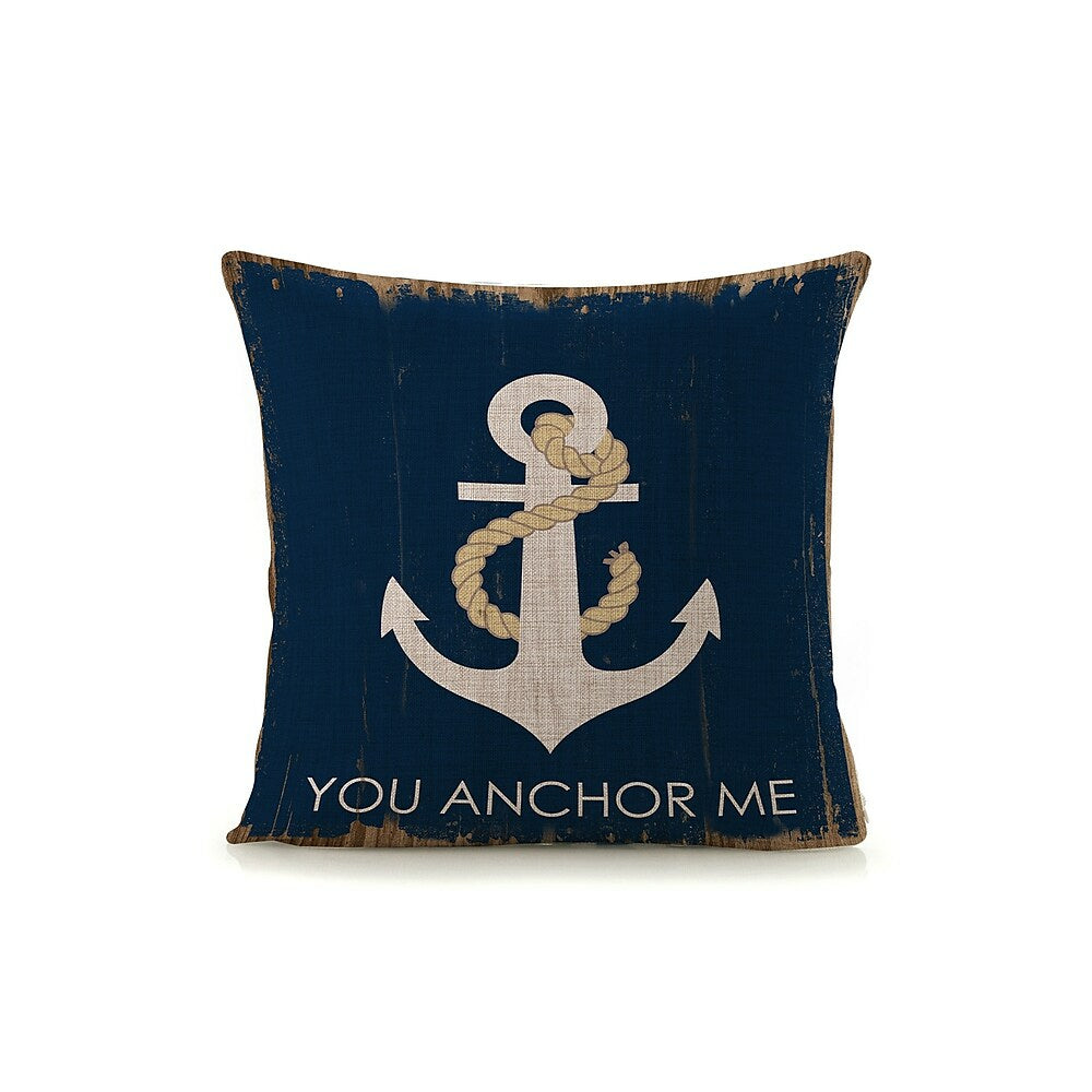 Image of Sign-A-Tology You Anchor Me Pillow - 18" x 18"