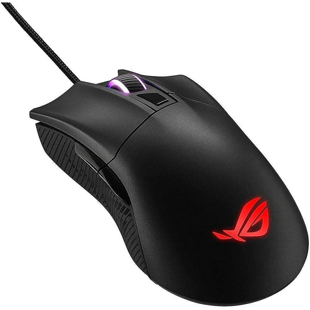 Image of ASUS P507 ROG GLADIUS II CORE Republic of Gamers Gladius II Core Optical Gaming Mouse - Black