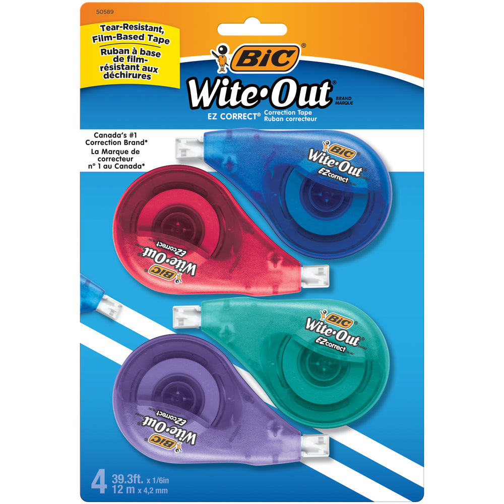 Image of BIC Wite-Out EZcorrect Correction Tape - 4 Pack
