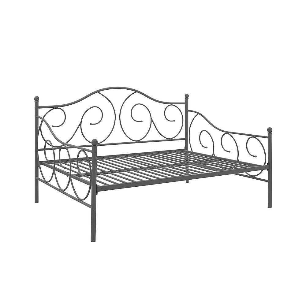 Image of DHP Victoria Full Size Metal Daybed Full - Pewter