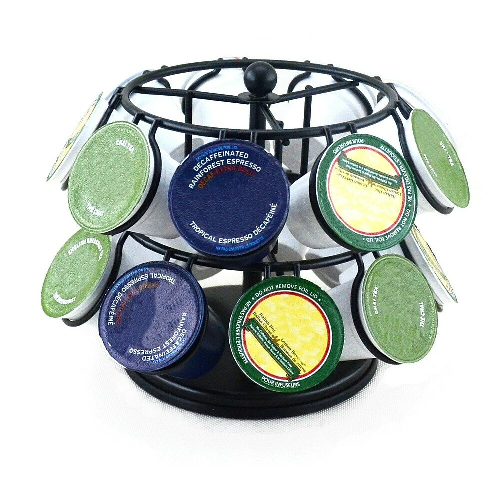Image of The Storage House Mini K-Cup Coffee Carousel Organizer, 18 K-Cups