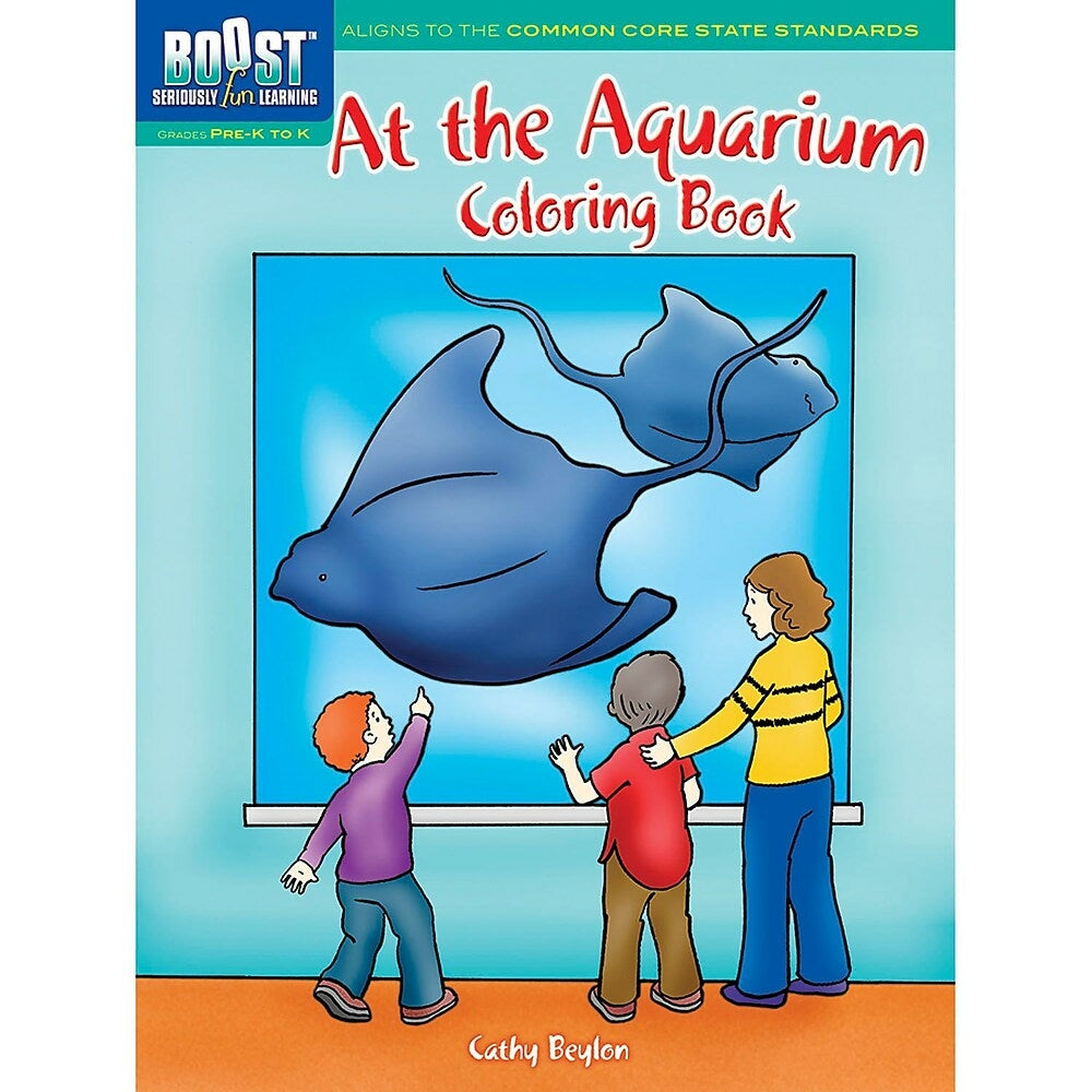 Image of Dover Boost At the Aquarium Colouring Book, 6 Pack