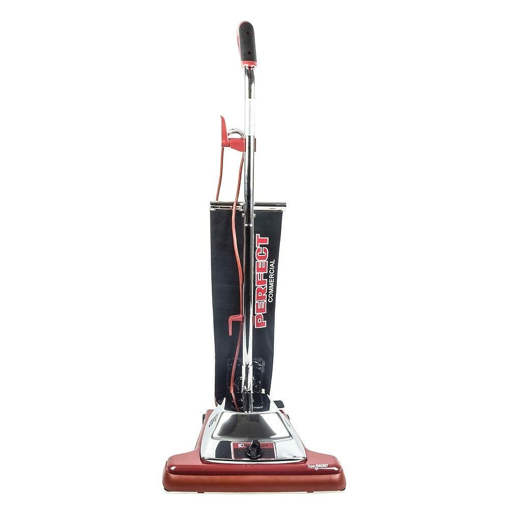 Image of PERFECT Commercial Upright Vacuum for Carpets & Hard Floors - P102 - 16" Cleaning Path