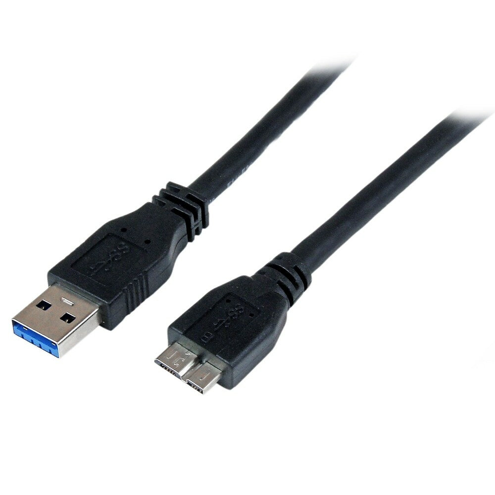 Image of StarTech (3ft) Certified SuperSpeed USB 3.0 A to Micro B Cable, M/M, 1m