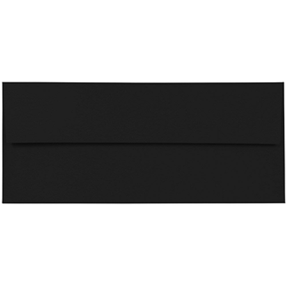 Image of JAM Paper #10 Business Envelopes, 4.125" x 9.5", Black, 1000 Pack (2112730b)