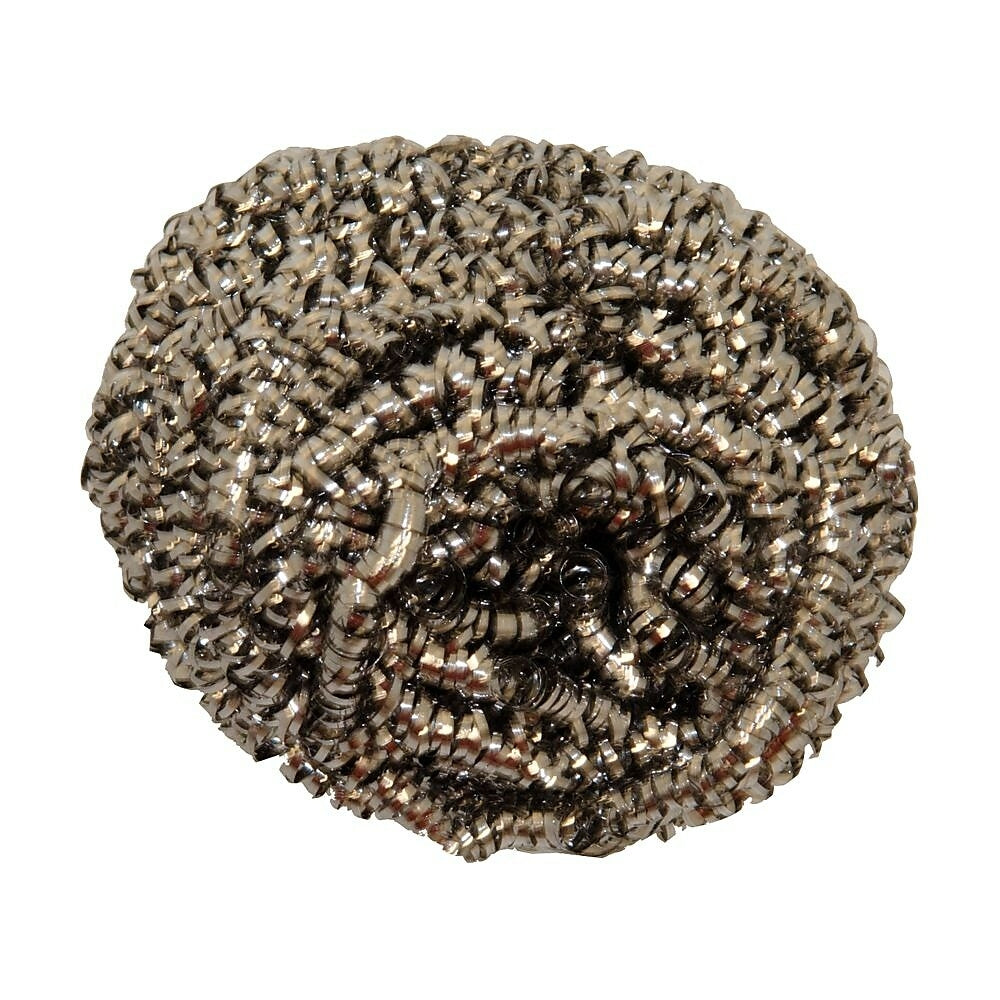 Image of Food Service Stainless Steel Wool Scrubber, 12 Pack, 72 Pack