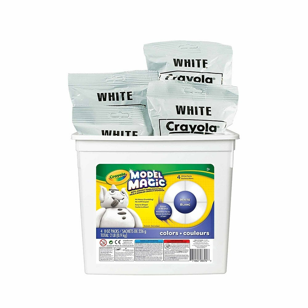 Image of Crayola Model Magic Bucket, White, 904 g