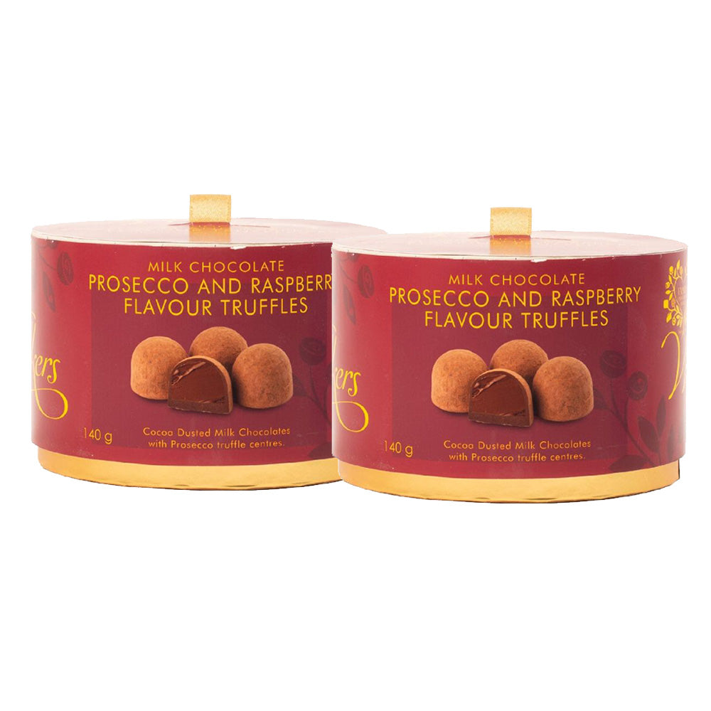 Image of Walkers Raspberry Prosecco Truffles 140g (2 pack)