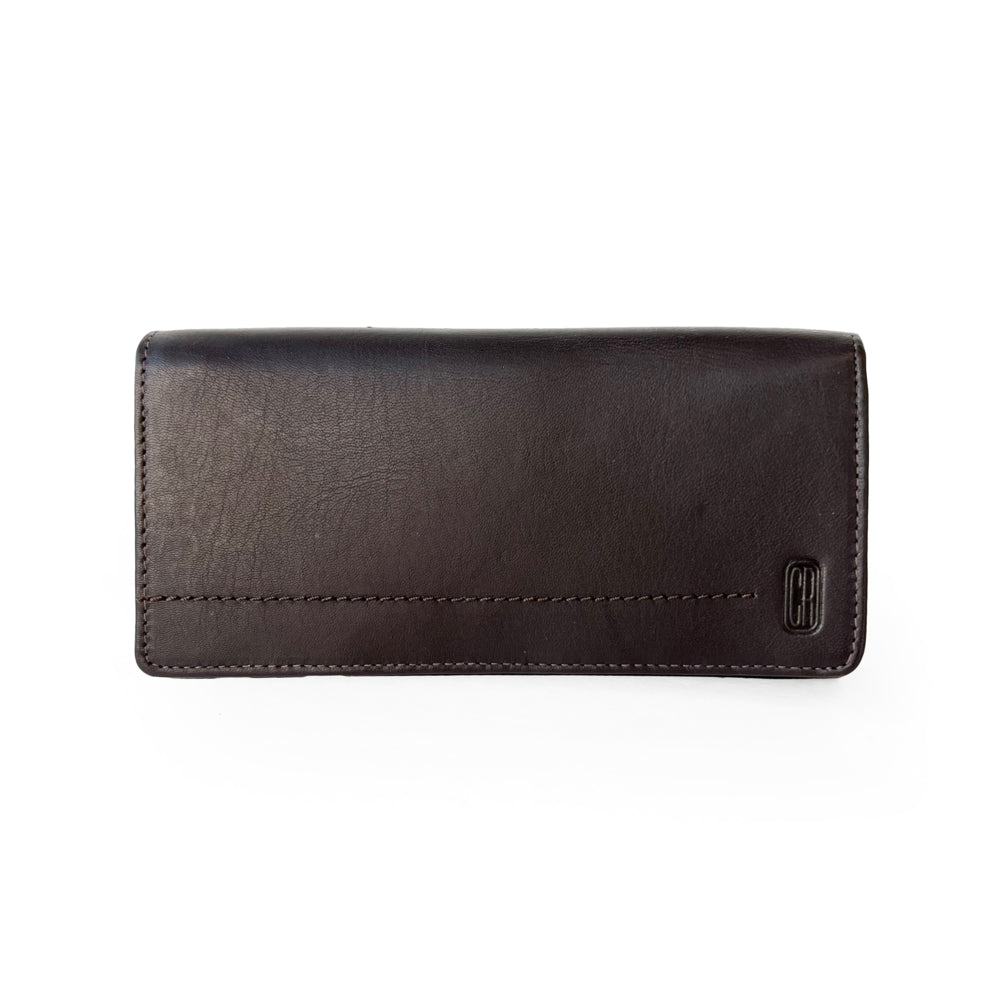 Image of Club Rochelier Ladies Expander Clutch Wallet - Brown