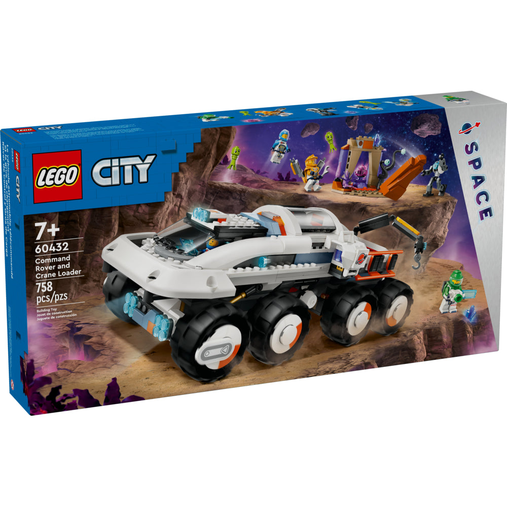 Image of LEGO City Space Command Rover & Crane Loader
