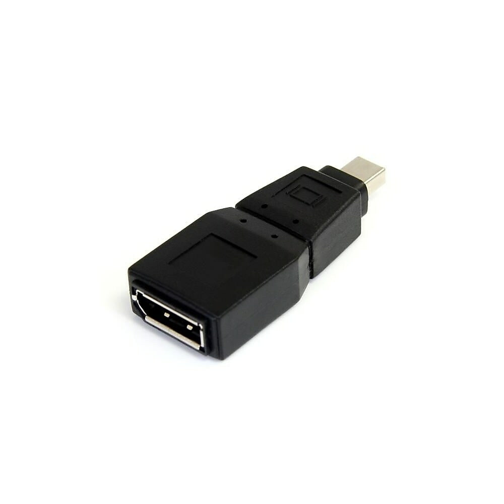 Image of StarTech Mini DisplayPort to DisplayPort Adapter Converter, M/F, Black