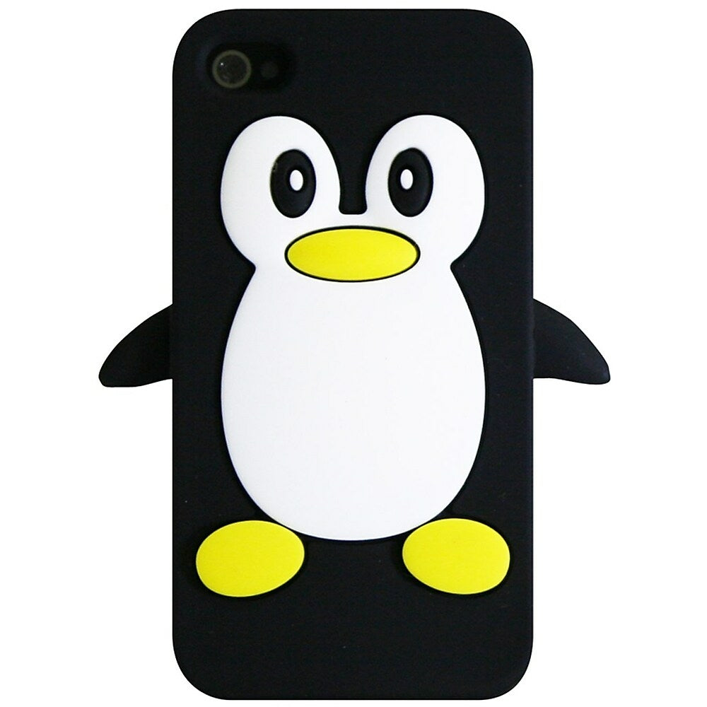 Image of Exian Penguin Case for iPhone 4, 4s - Black