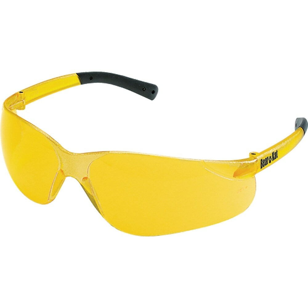 Image of Crews, Bear Kat Safety Glasses, Amber Lens, Anti-Scratch Coating, Csa Z94.3/Ansi Z87+ - 36 Pack