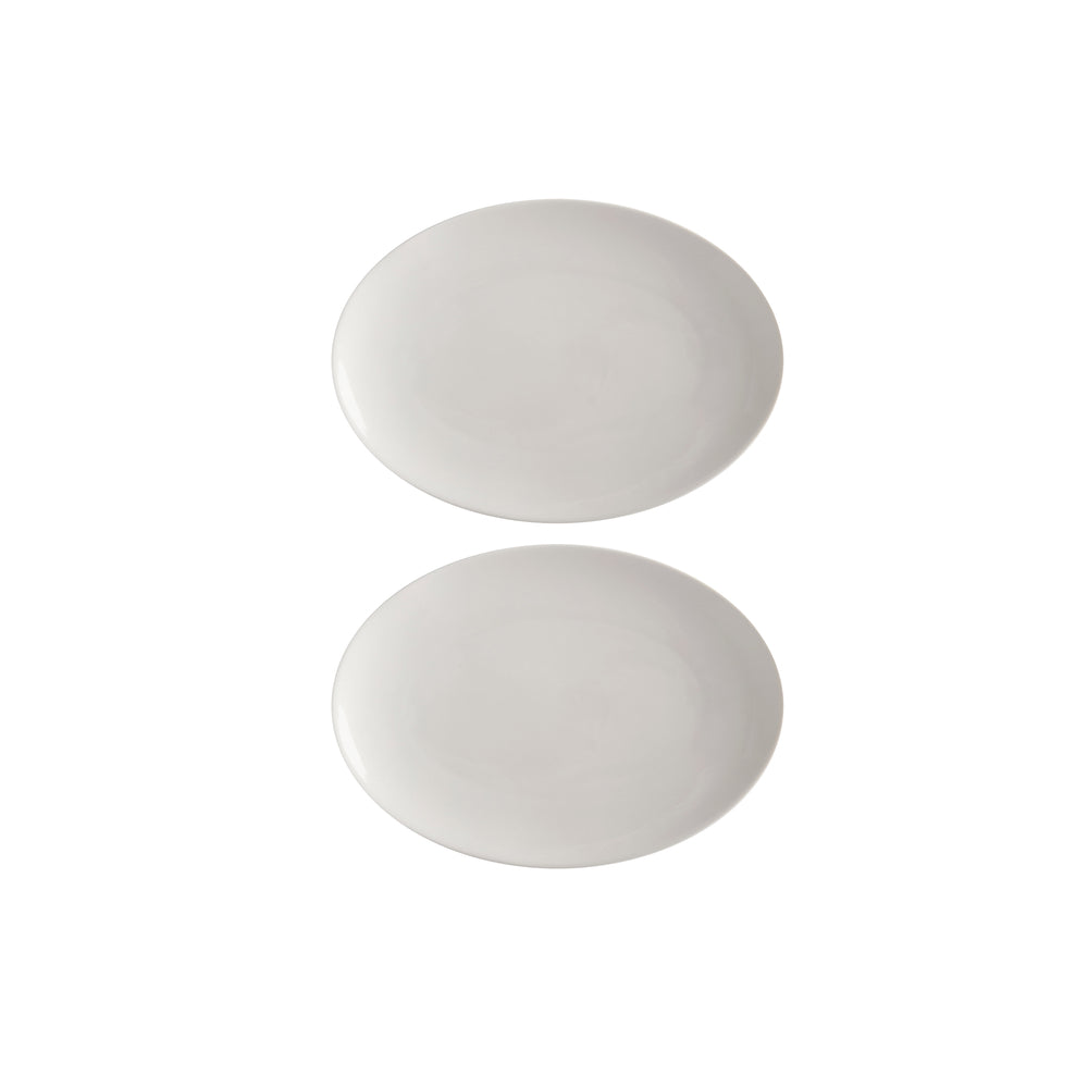 Image of Maxwell & Williams Oval Plate - 30 cm L x 22 cm W - Pack of 2, 2 Pack