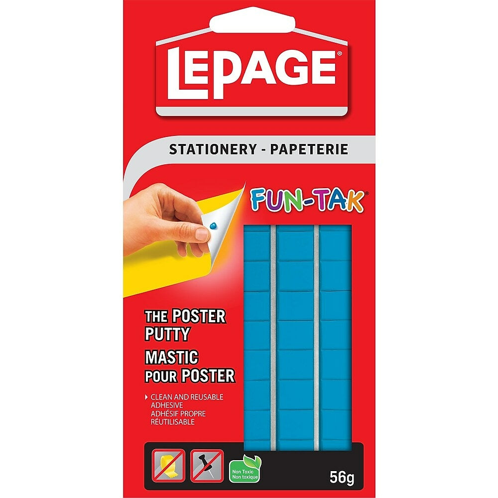 Image of LePage Fun Tak Adhesive Putty, 56 g, Blue