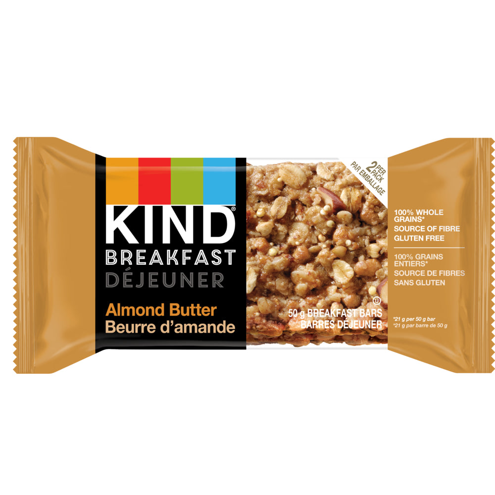 Image of KIND Breakfast Bar - Almond Butter - 50g - 4 Pack