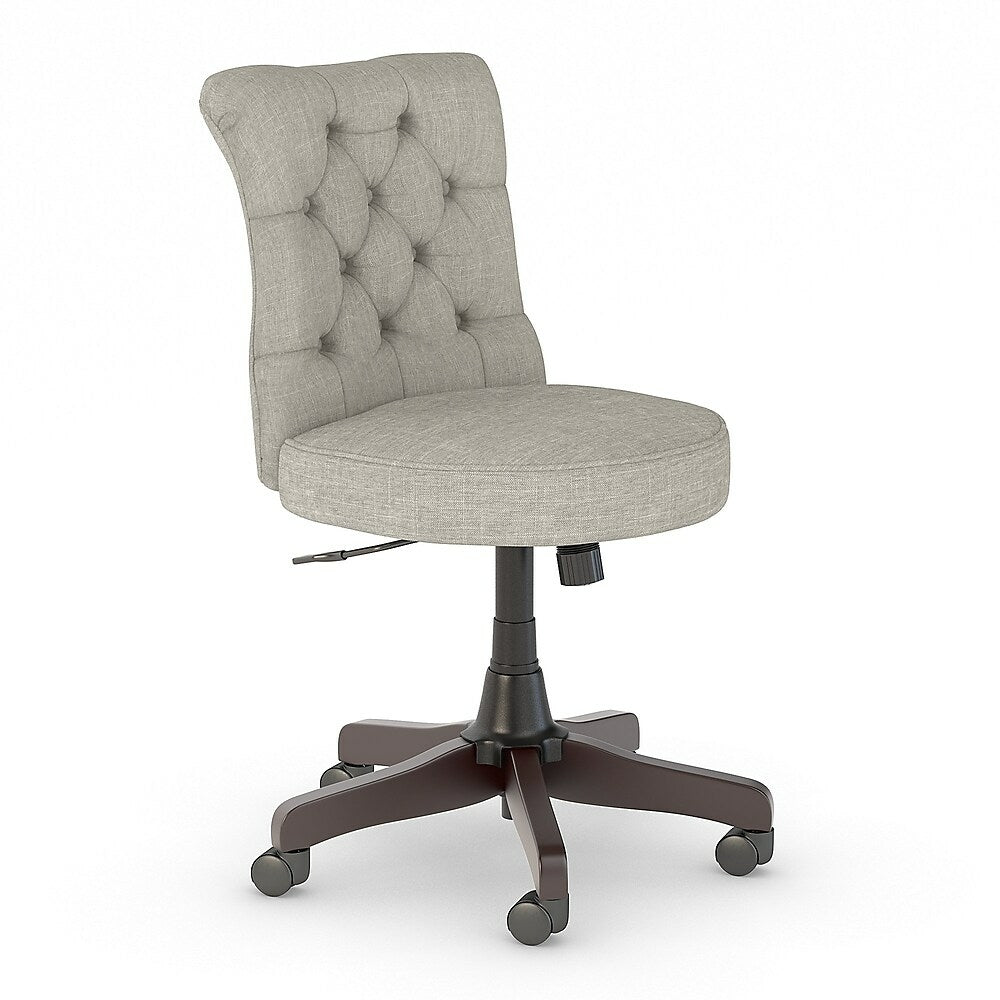 Image of Bush Business Furniture Arden Lane Mid Back Tufted Office Chair, Light Grey (CH2301LGF-03)