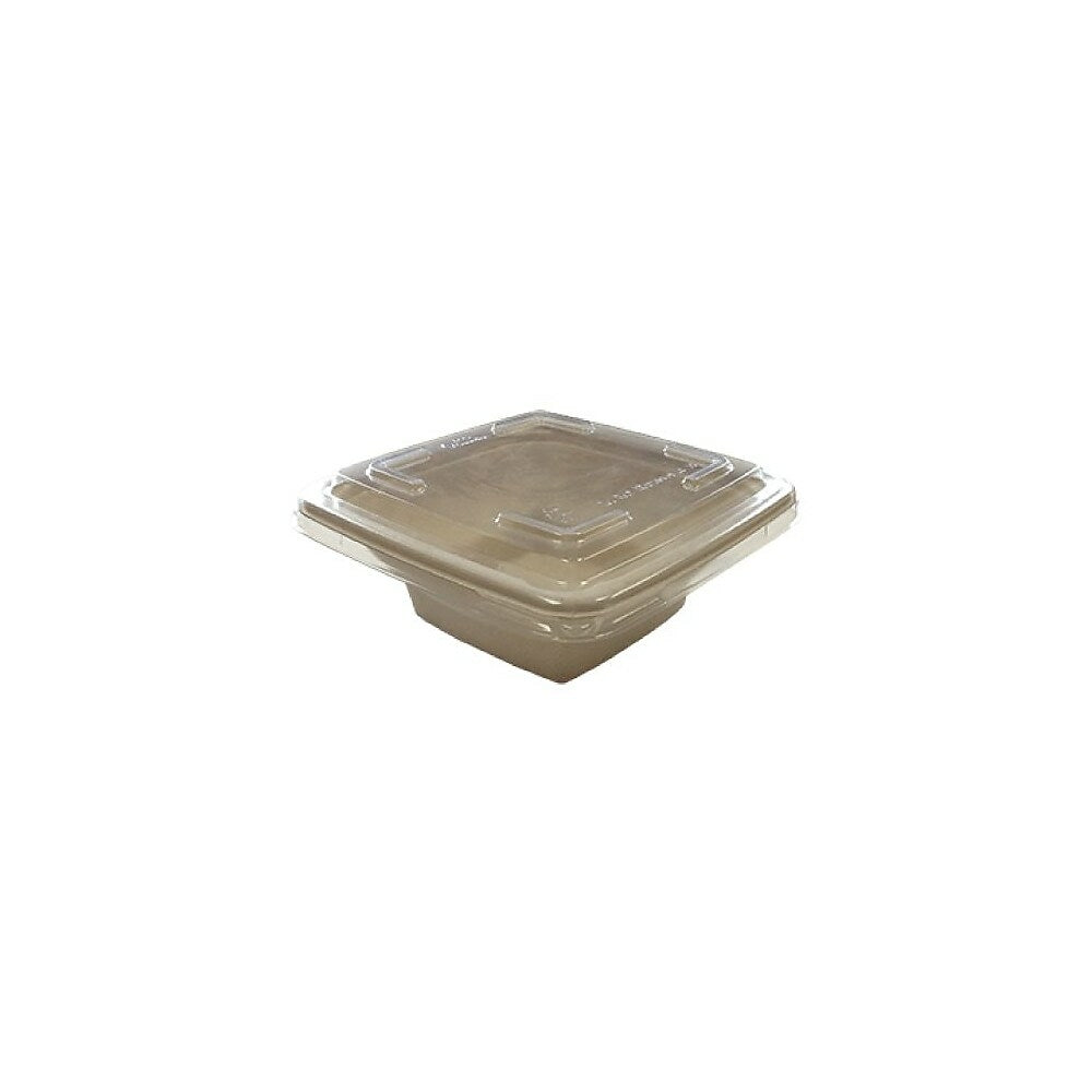 Image of Eco Guardian Compostable Bamboo Square Bowls, 16 oz, 300 Pack (EG-S118-R1)