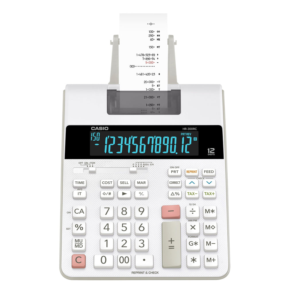 Image of Casio HR-300RC Desktop Printing Calculator