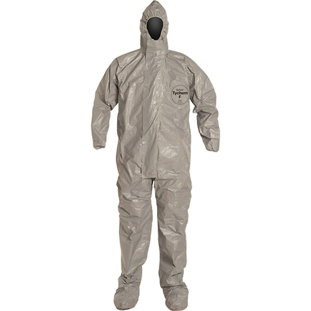 Image of Dupont Personal Protection, Tychem 6000 Coveralls, Large, Grey
