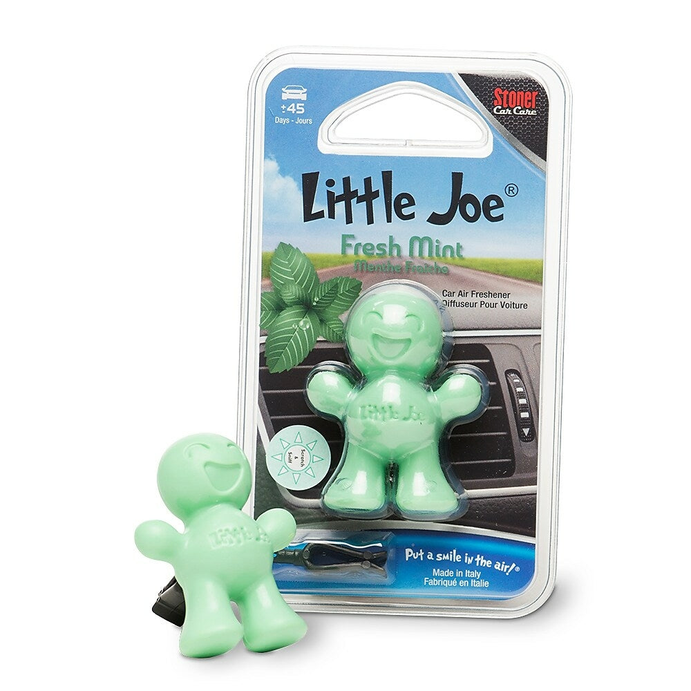 Image of LITTLE JOE Auto Air Freshener, Fresh Mint, Green