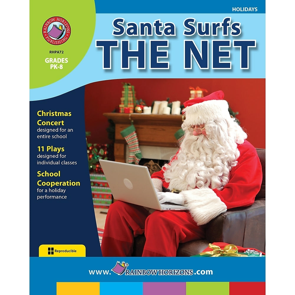Image of eBook: Santa Surfs the Net (PDF version - 1-User Download) - ISBN 978-1-55319-107-0 - Grade Pre-K - 8