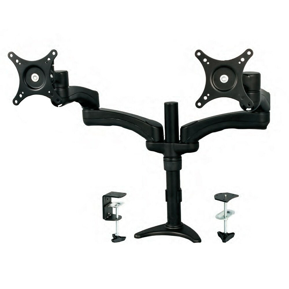 Image of StarTech Articulating Dual Monitor Arm, Grommet/Desk Mount with Cable Management & Height Adjust