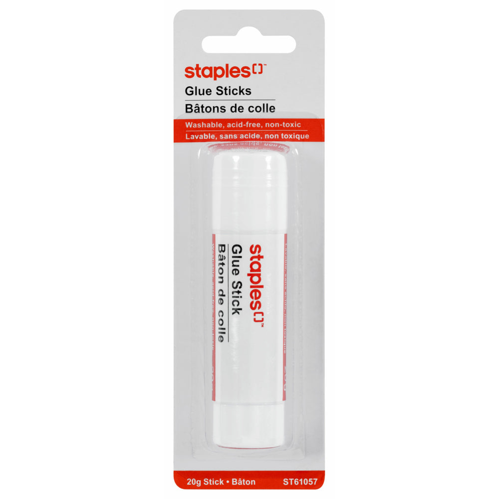 Image of Staples Washable Glue Stick - 20g