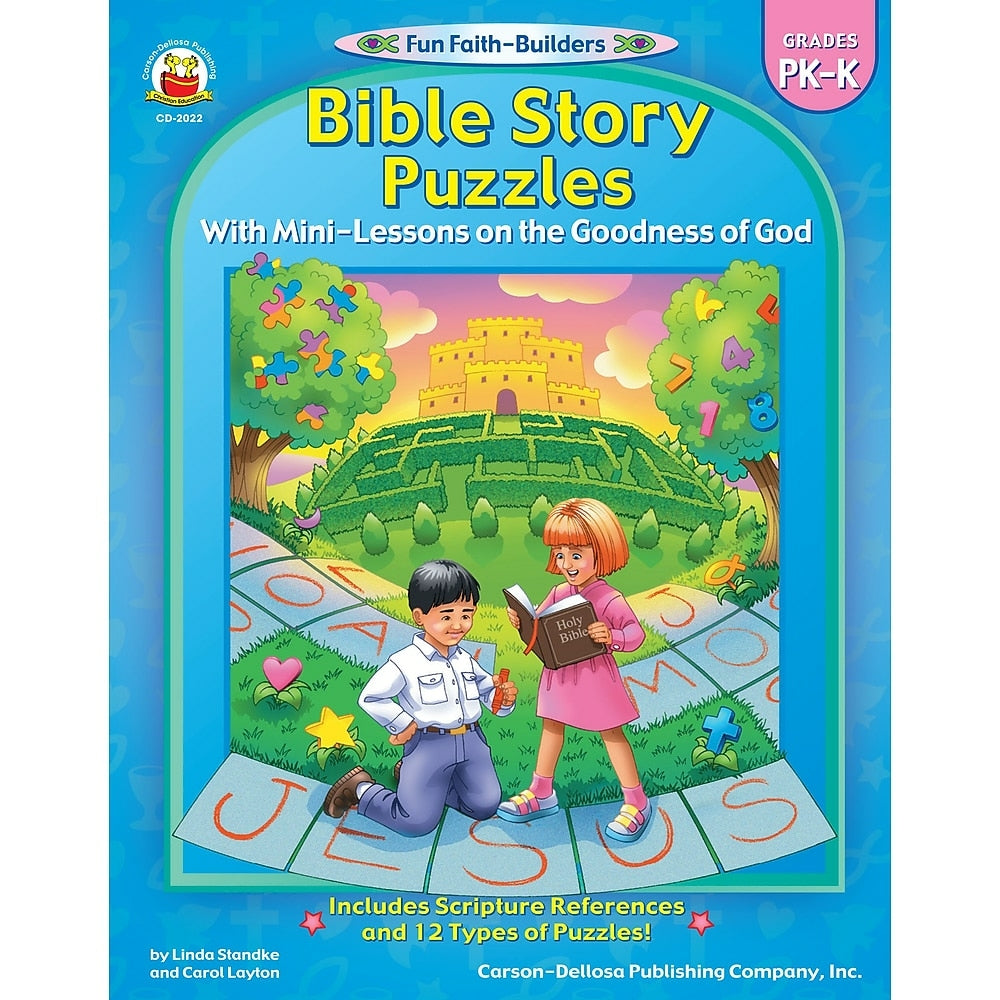 Image of eBook: Christian 2022-EB Bible Story Puzzles - Grade Pre-K