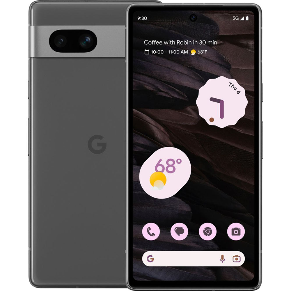 Image of Google Pixel 7a 5G 6.1" OLED - 128 GB - Charcoal - Unlocked, Grey