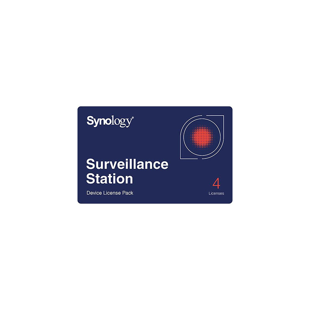 Image of Synology 4-Camera License Key for Synology Surveillance Station