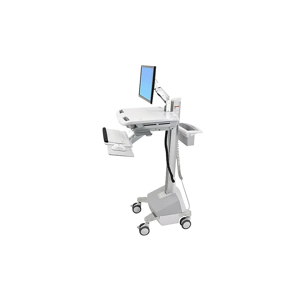 Image of Ergotron SV42-6202-1 Styleview Life Powered Cart With LCD Arm, White