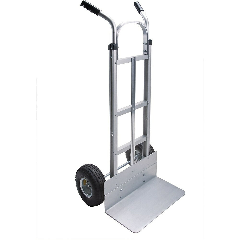 Image of Kleton Knocked Down Hand Truck, Dual Handle, Aluminum, 52" Height, 500 Lbs. Capacity (MN031)