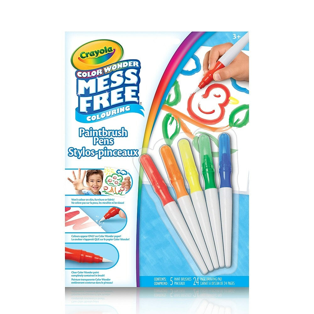 Image of Crayola Color Wonder Paintbrush Pens, 5 Pack