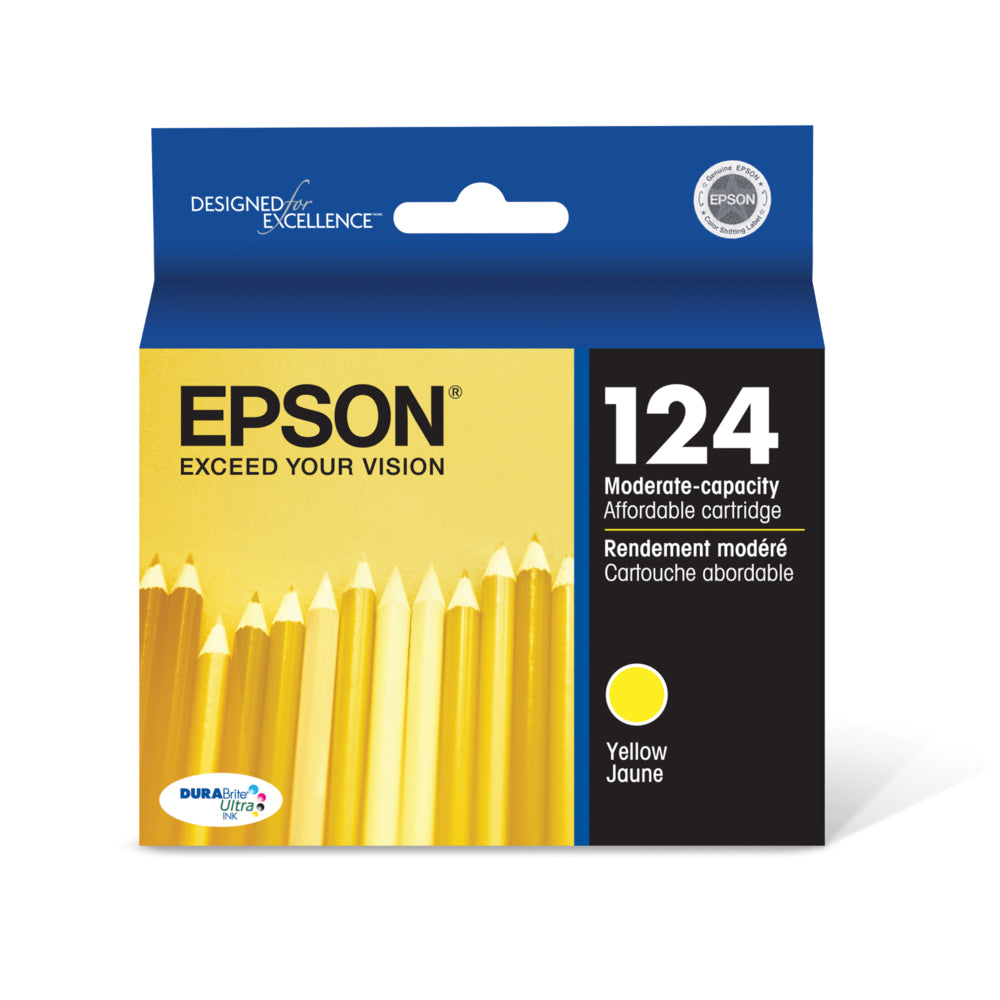 Image of Epson 124 Ink Cartridge - Yellow