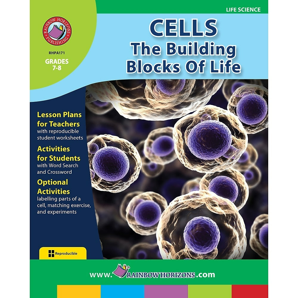Image of eBook: Cells: The Building Blocks of Life - (PDF version - 1-User Download) - ISBN 978-1-55319-190-2 - Grade 7 - 8