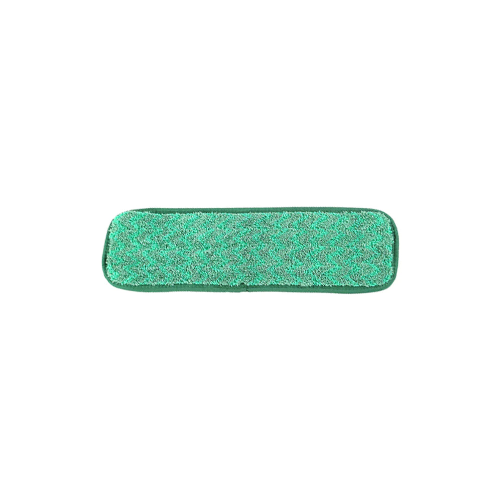Image of Globe Commercial 18" Microfiber Dry Pad - Green - 10 pack
